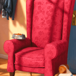 Dog Relaxing In Couch GIF