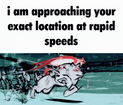 Dog Running Approaching Your Location