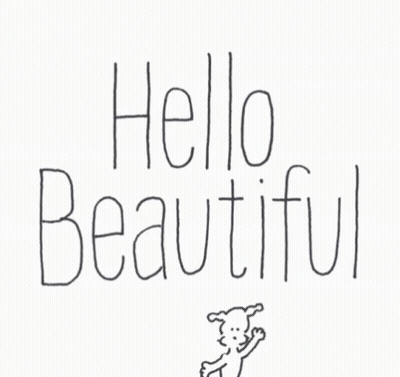 Dog Saying Hello Beautiful GIF