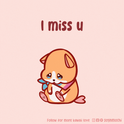 Dog Saying I Miss U GIF