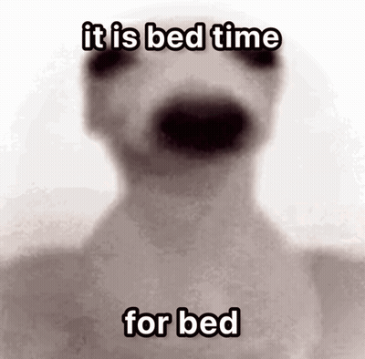 Dog Saying It Is Bed Time For Bed GIF