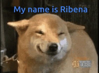 Dog Saying My Name Is Ribena GIF