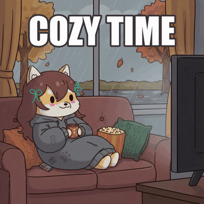 Dog Sitting On Couch Eating Popcorn GIF