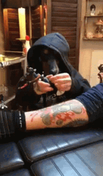 Dog Tattoo Artist GIF