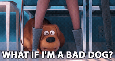 Dog Thinking What If I'm A Bad Dog GIF