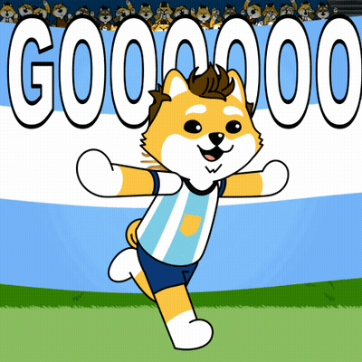 Dog Wearing Argentina Shirt GIF