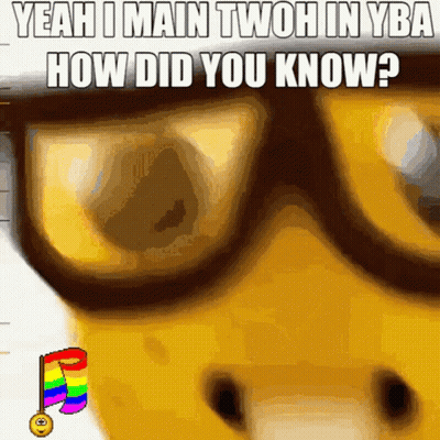 Dog Wearing Glasses Saying Yeah I Main Twoh In Yba How Did You Know GIF