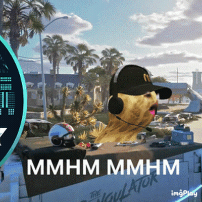 Dog Wearing Headphones And Hat Saying Mhmhm GIF