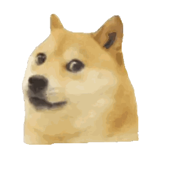 Dog Wearing Sunglasses Much Sticker