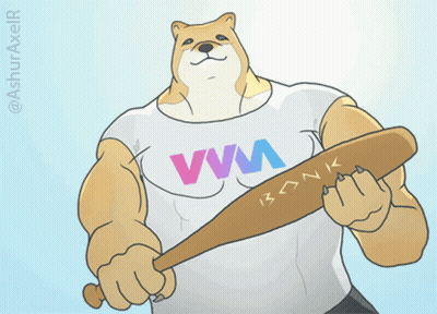 Dog Wearing VVM Shirt GIF