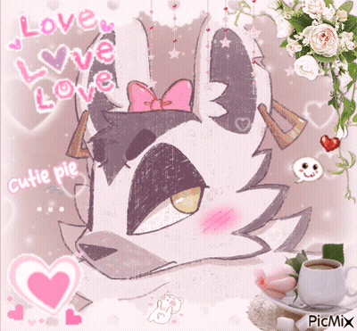 Dog With Love Love Cutie Pie GIF