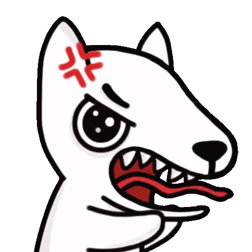 Dog With Red X On Forehead Sticker