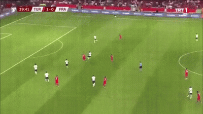 Dog With Soccer Ball In Front Of France Flag GIF