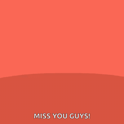 Dog With Tongue Out Saying Miss You Guys GIF