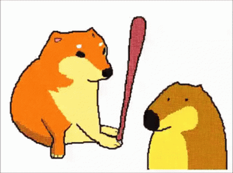 Doge Bonk Cartoon  GIF