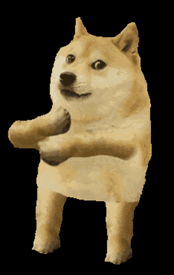 Doge Dancing Like A King GIF
