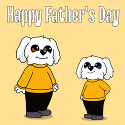 Doggos Happy Father's Day GIF