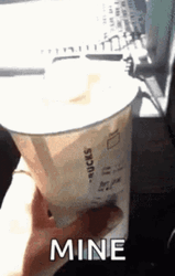 Doggy Mine Starbucks Puppuccino  GIF
