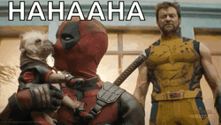Dogpool Deadpool Laughing GIF