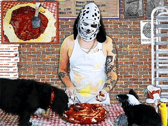 Dogs Pizza Party GIF