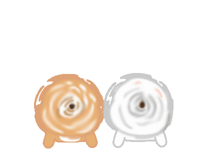 Dogs Rolling Faster Sticker GIF