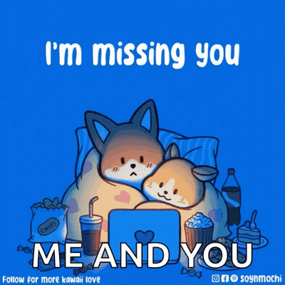 Dogs Watching Movie Saying Missing You