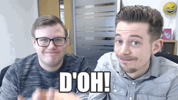 Doh Facepalm Andrew & Pete GIF