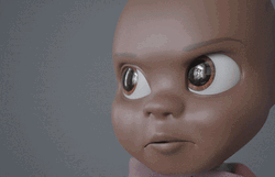 Doll Calculating Moving Its Eyes GIF