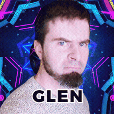 Doll Face With Big Blue Eyes GIF
