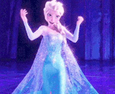 Doll In Blue Dress Dancing GIF