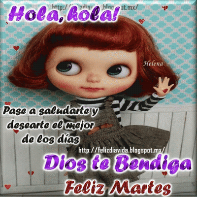 Doll Saying Hola Hola GIF