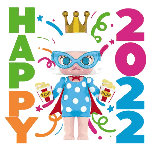 Doll With Crown And Cape Holding Pop Sticker