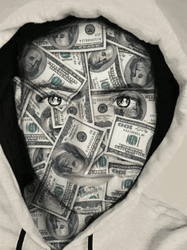Dollar Bill Face Man GIF