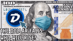 Dollar Bill Falls Covid Pandemic GIF