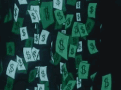 Dollar Money Falling From Sky GIF