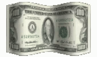 Dollar Sign Spinning On Green Background GIF