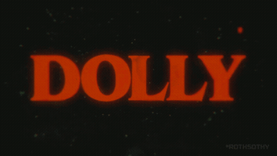 Dolly Glowing Red On Dark Background GIF