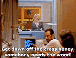 Dolly Parton Get Down Off The Cross Honey GIF