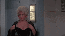 Dolly Parton In Black Hands Up GIF