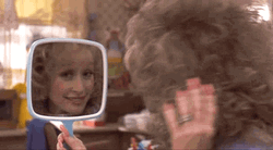Dolly Parton Looking At The Mirror GIF