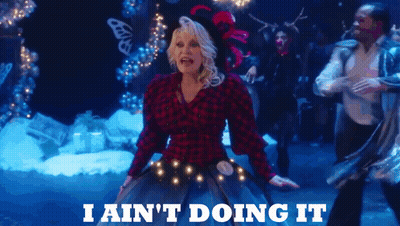 Dolly Parton Says I Ain't Doing It In A Video GIF