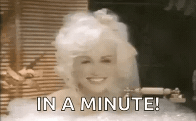Dolly Parton Smiling In Bathtub In A Minute GIF