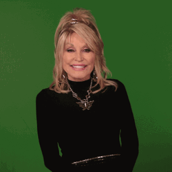 Dolly Parton Vibrant Thumbs Down GIF