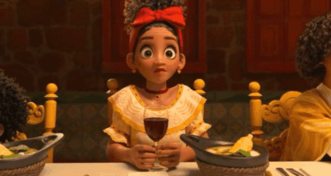 Dolores And Mirabel Staring Each Other GIF