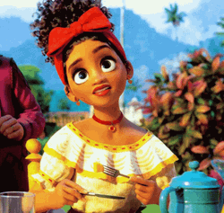 Dolores Madrigal Anxious Reaction GIF