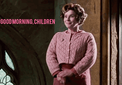 Dolores Umbridge Good Morning Children GIF