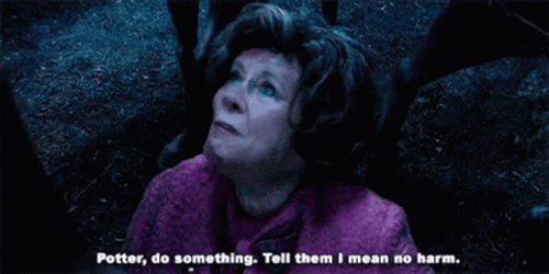 Dolores Umbridge Potter Do Something GIF