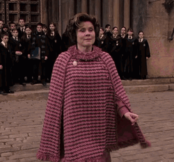 Dolores Umbridge Walking Out GIF
