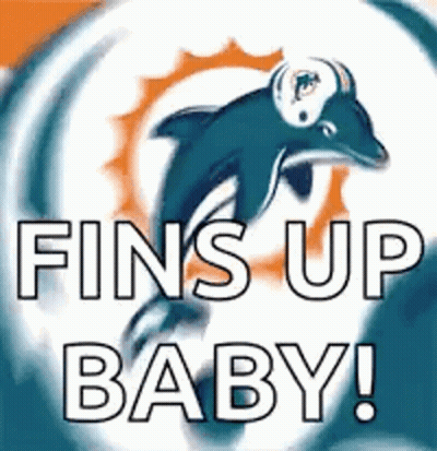 Dolphin Saying Fins Up Baby GIF