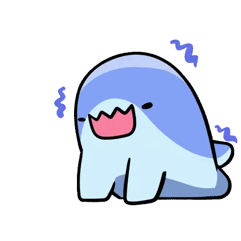 Dolphin Wearing Crown Sticker